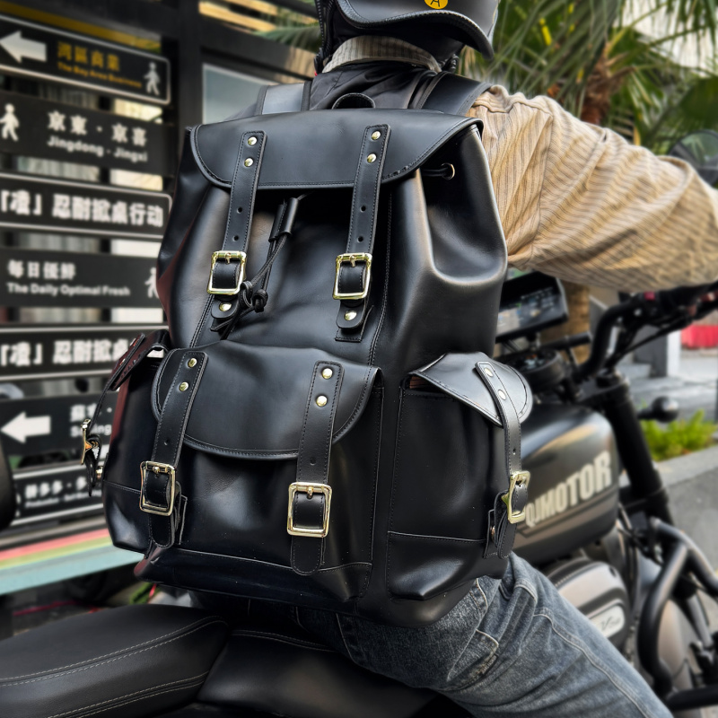 Genuine Leather Backpack - New Arrivals Leather Backpack Luxury Man