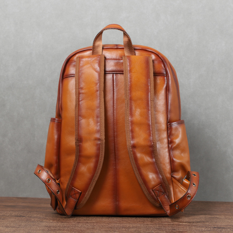 YETTIES Men's Vintage Vegetabl - Genuine Leather Backpack 评论和价格