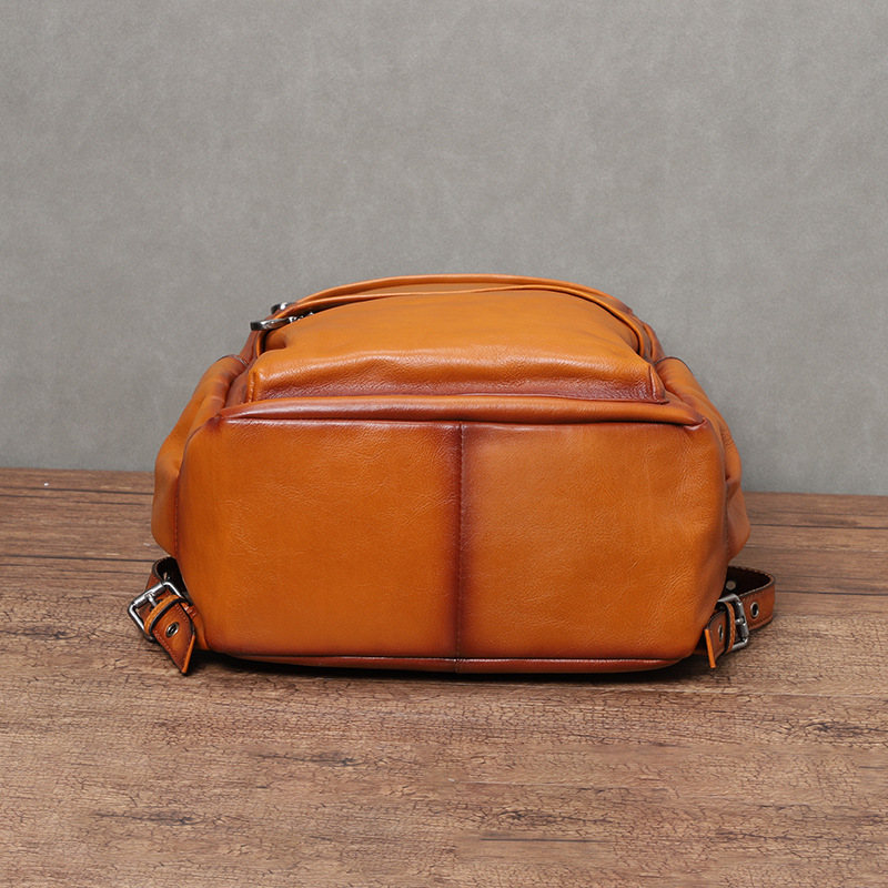 YETTIES Men's Vintage Vegetabl - Genuine Leather Backpack 评论和价格