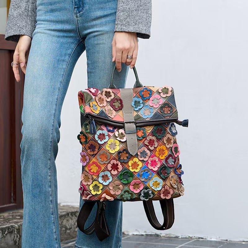 Vintage Women Genuine Leather  - Genuine Leather Backpack 评论和价格