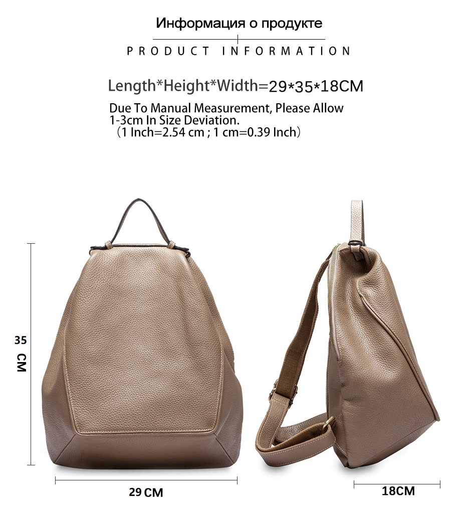 Zency Women 100% Genuine Leath - Genuine Leather Backpack 评论和价格