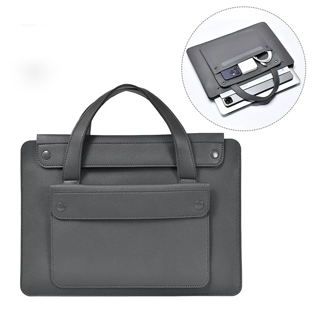 Laptop Bag Handbag Sleeve PU L - Laptop Bag Leather 15 评论和价格