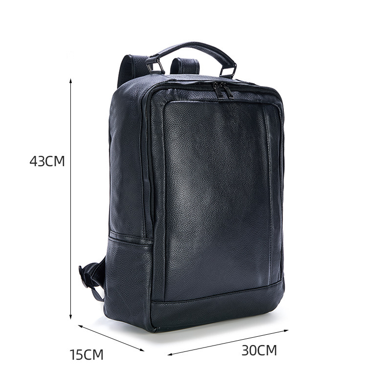 Men's genuine leather double-s - Genuine Leather Backpack 评论和价格