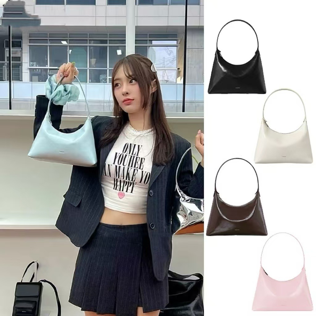 Korean Niche So Creative Soft  - Half Moon Bag Suede 评论和价格