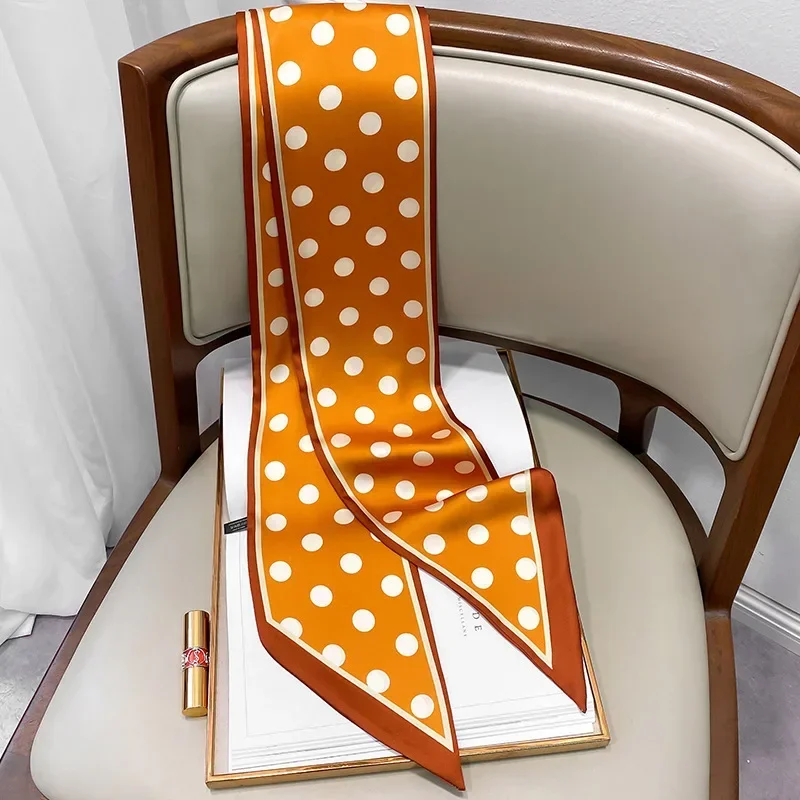 Design Print Skinny Scarf Plai - Luxury Bags Brands 评论和价格