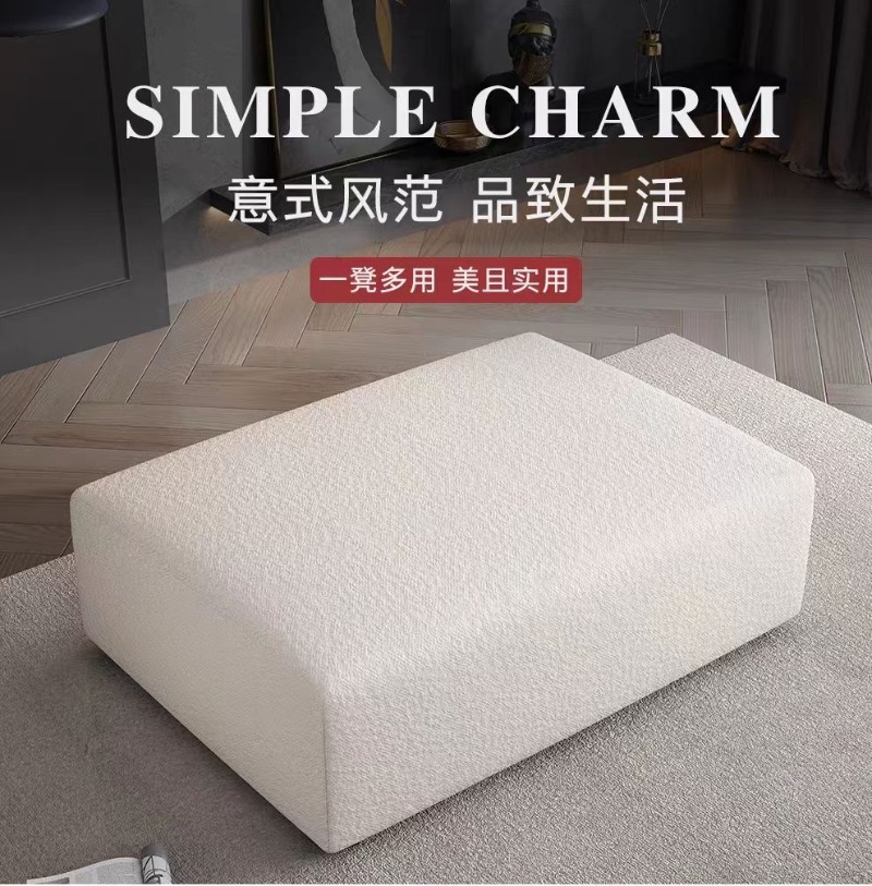 Square Lamb cashmere sofa foot - Luxury Bags Europe 评论和价格