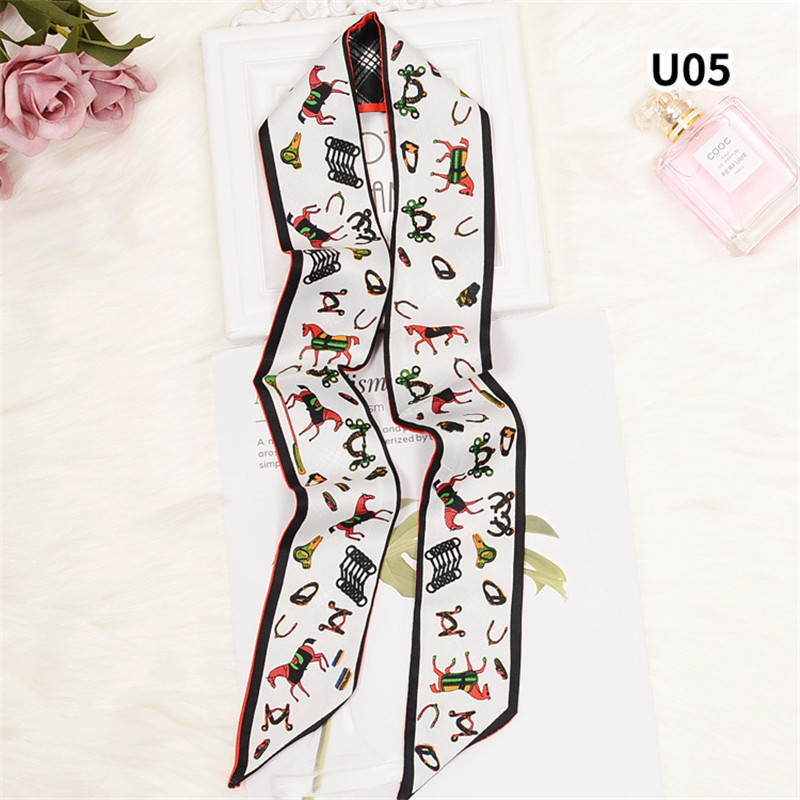 Horse Plaid Skinny Scarf Women - Luxury Bags Brands 评论和价格