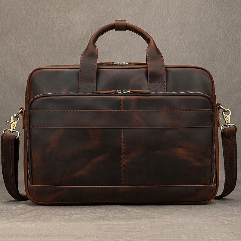 Crazy Horse Genuine Leather Me - Laptop Bag Leather 15 评论和价格