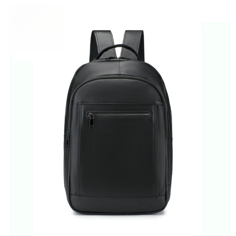 Leather double shoulder male b - Genuine Leather Backpack 评论和价格