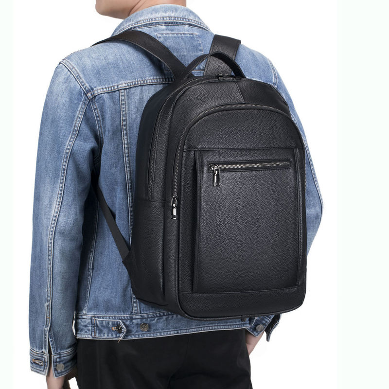 Super Leather Double Shoulder  - Genuine Leather Backpack 评论和价格