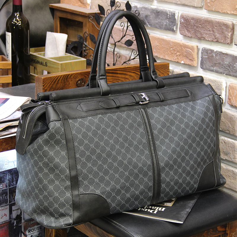 Fashion Plaid Travel Bag Men H - Luxury Bags Luggage 评论和价格