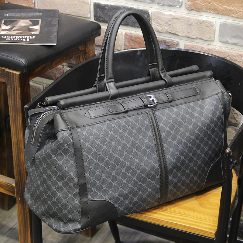 Fashion Plaid Travel Bag Men H - Luxury Bags Luggage 评论和价格