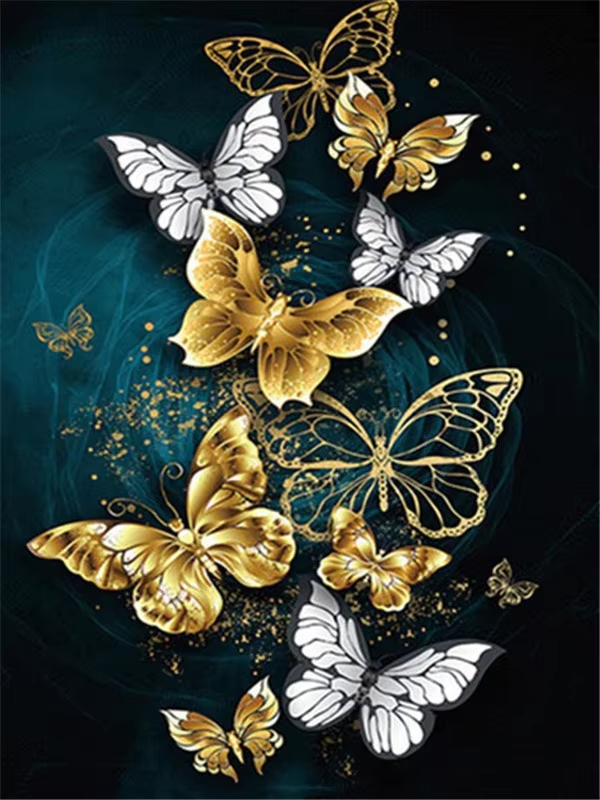 DIY Golden Silver Butterfly Di - Luxury Bags Europe 评论和价格