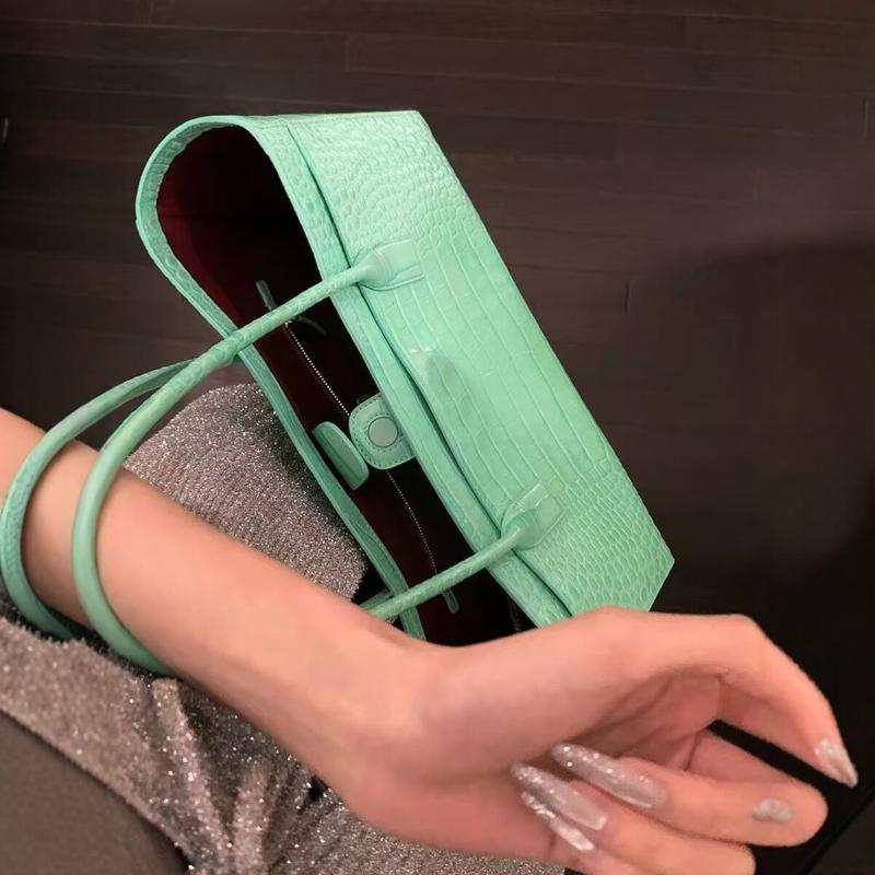 Luxury Crocodile Print Leather - Luxury Bags Green 评论和价格