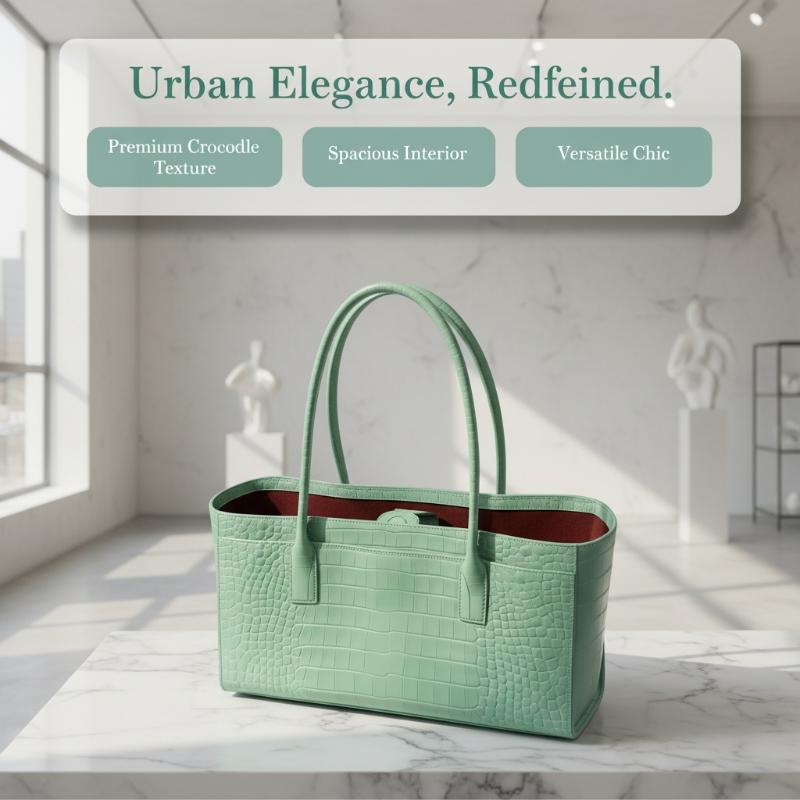Luxury Crocodile Print Leather - Luxury Bags Green 评论和价格