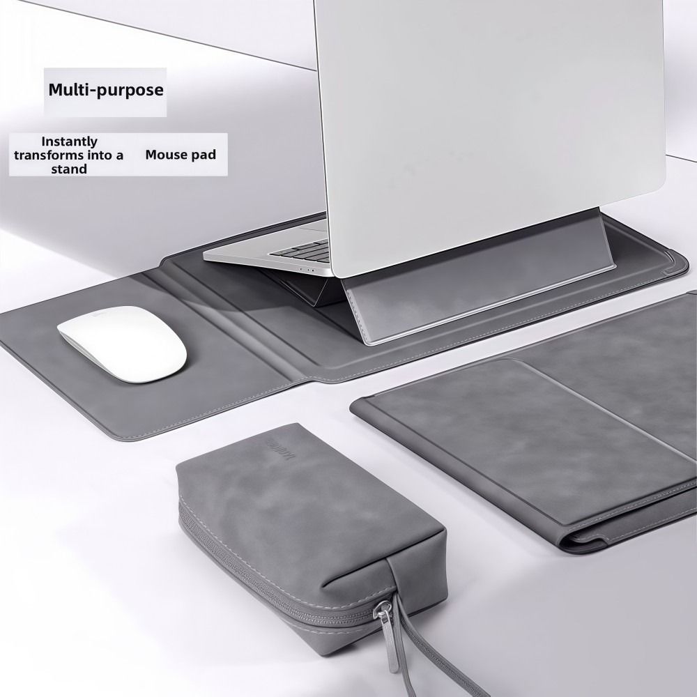 3in1 Laptop Stand Mouse Pad Ba - Laptop Bag Leather 15 评论和价格