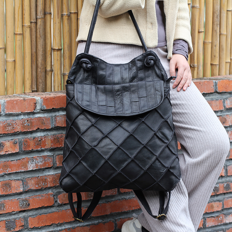 New European/American Backpack - Genuine Leather Backpack 评论和价格