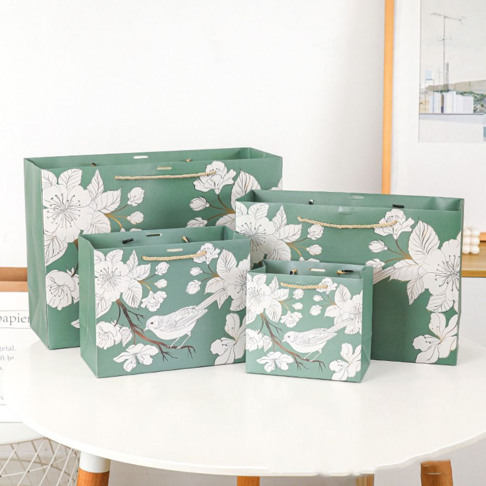 Green Handhold Paper Bag Creat - Luxury Bags Green 评论和价格
