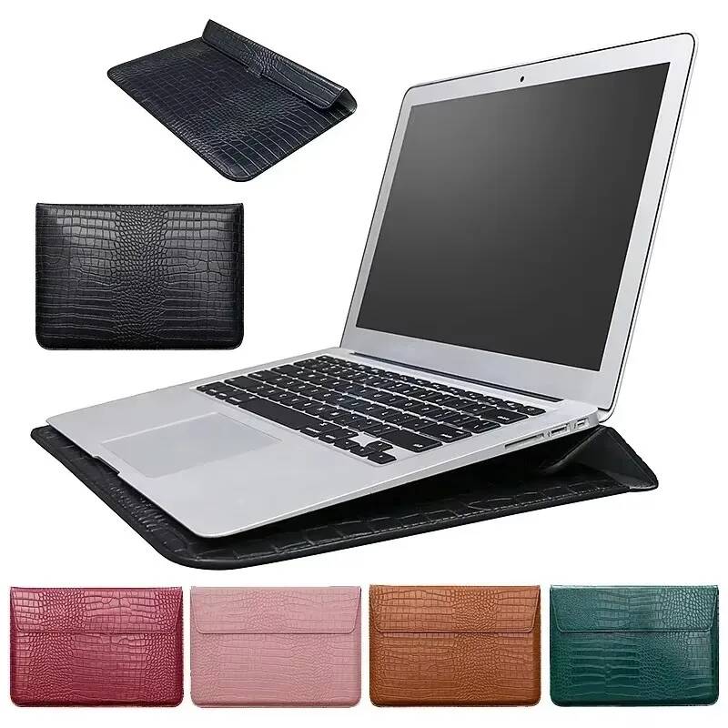 OUIO Crocodile Leather Flip La - Laptop Bag Leather 15 评论和价格