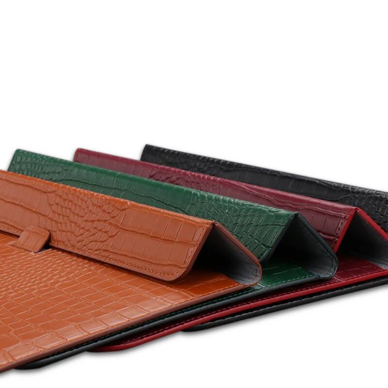 OUIO Crocodile Leather Flip La - Laptop Bag Leather 15 评论和价格