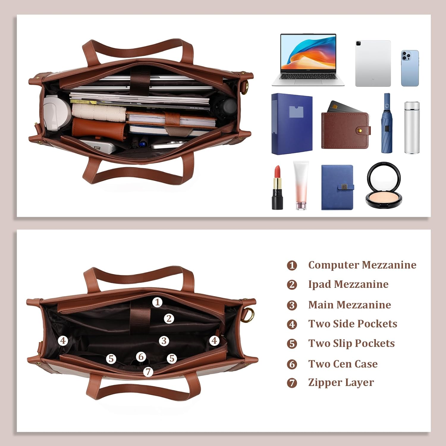 Waterproof Laptop Bag for Wome - Laptop Bag Leather 15 评论和价格