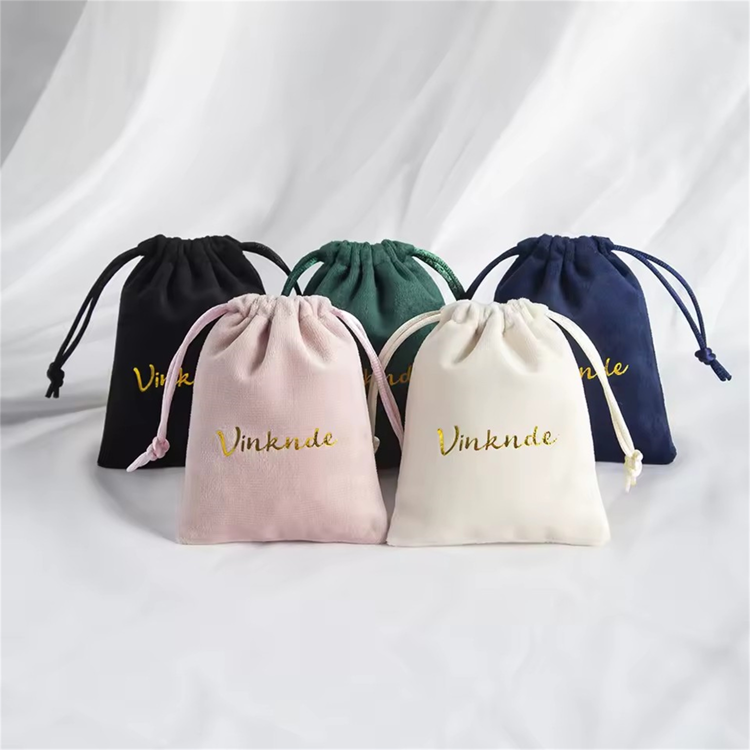 100pcs Green Velvet Packaging  - Luxury Bags Green 评论和价格