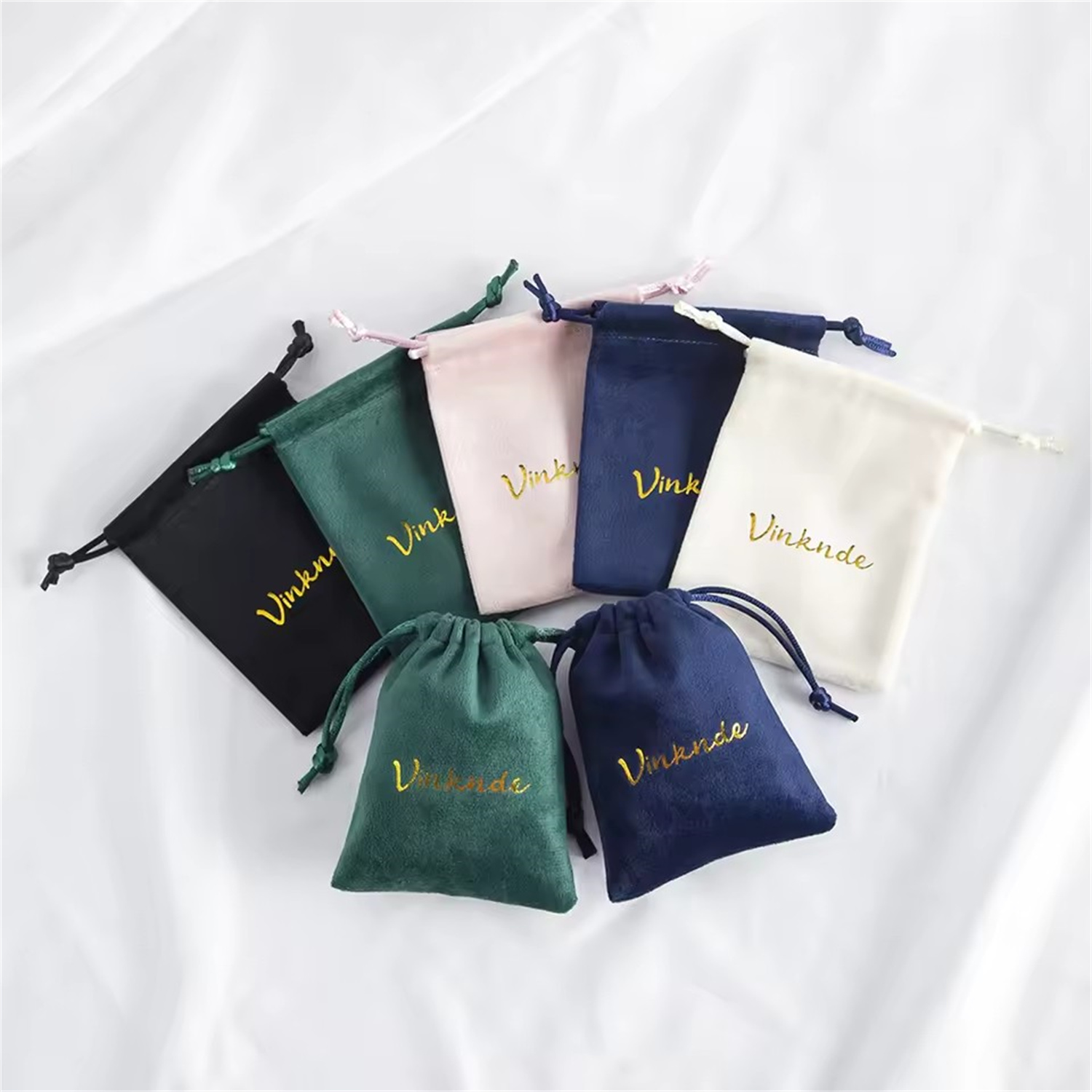 100pcs Green Velvet Packaging  - Luxury Bags Green 评论和价格