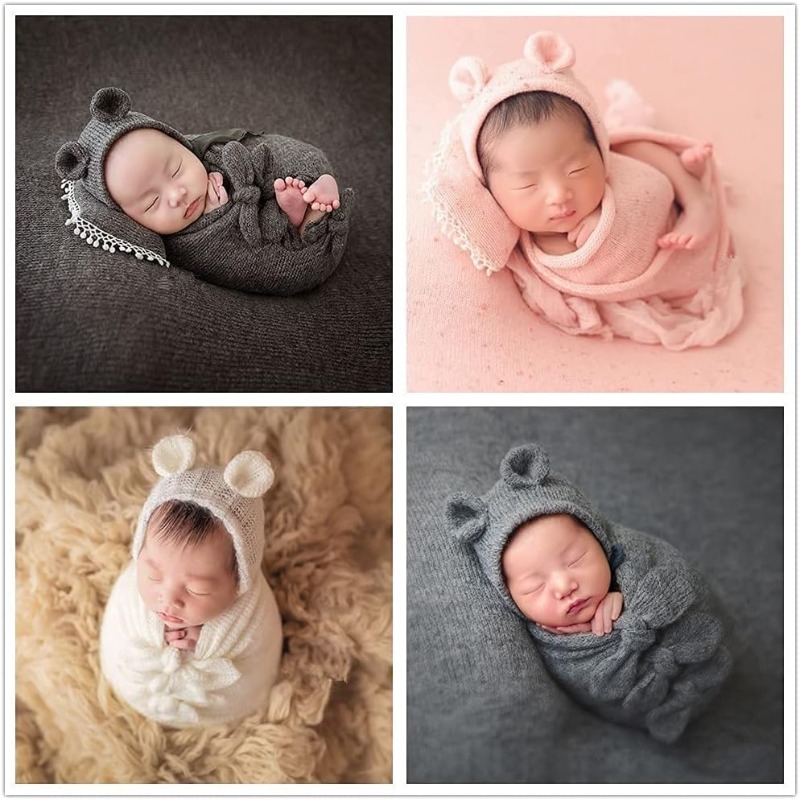 Newborn Photography Set Hat +  - Luxury Bags Photos 评论和价格