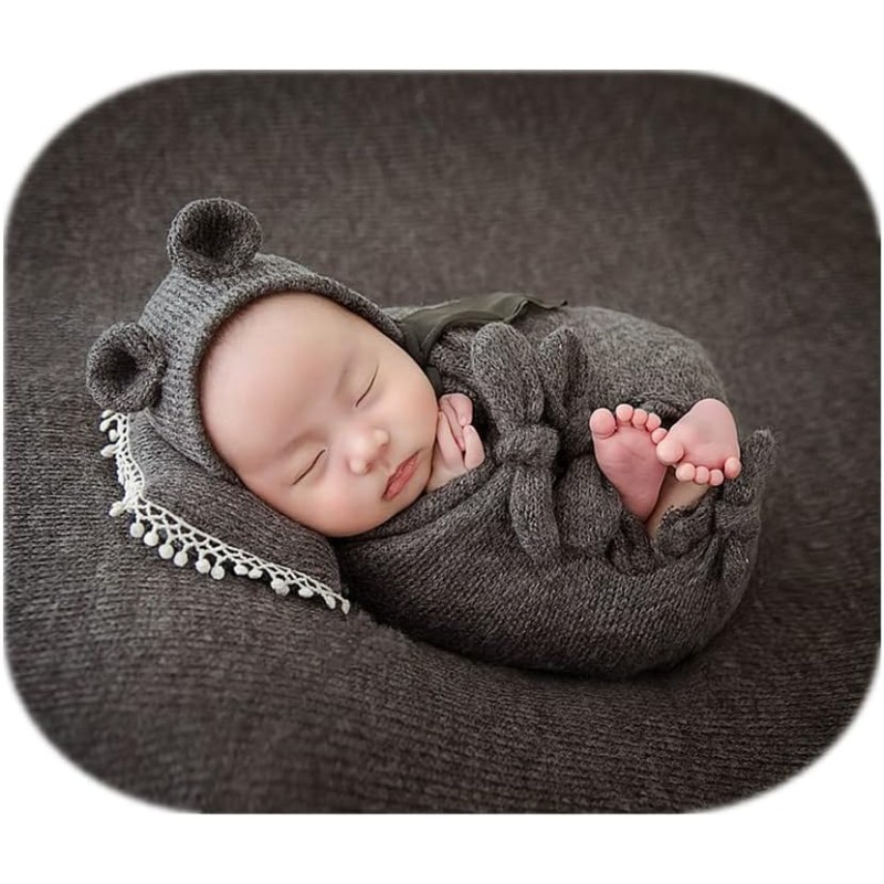 Newborn Photography Set Hat +  - Luxury Bags Photos 评论和价格