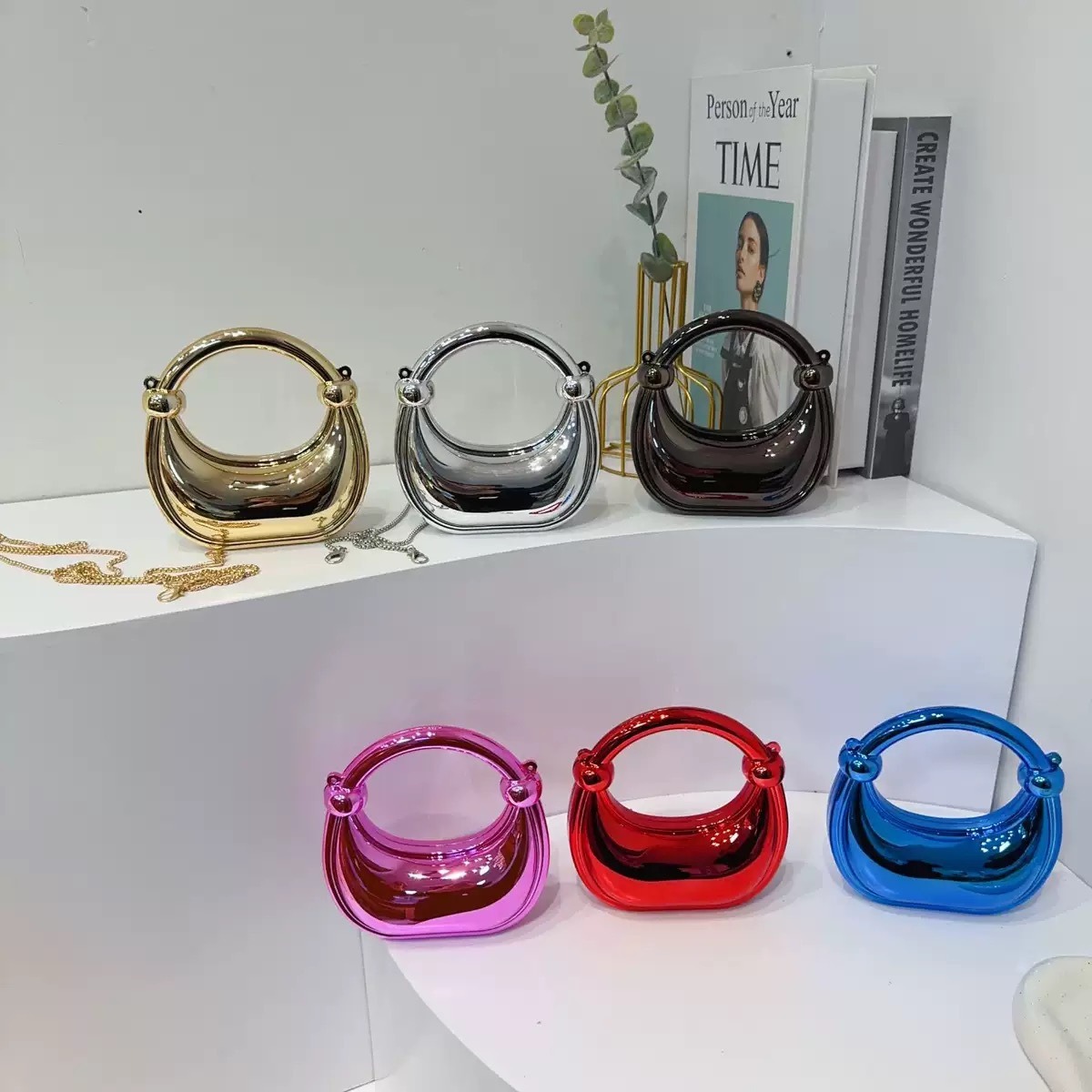 Mini Golden Evening Bag Purses - Luxury Bags Brands 评论和价格