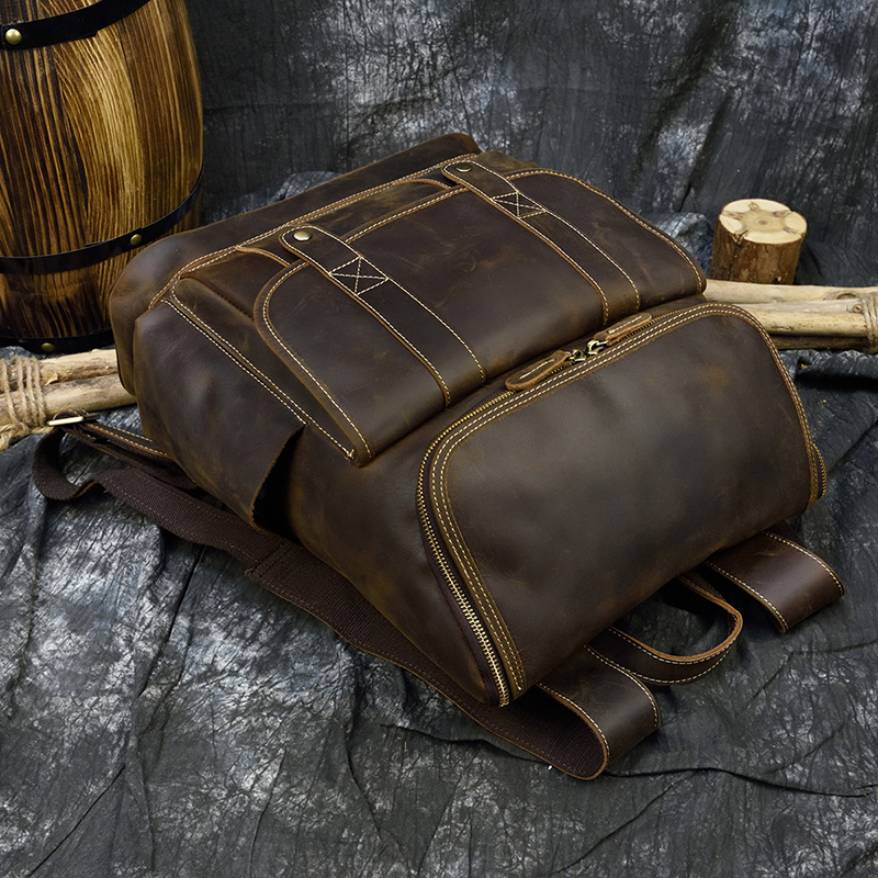 Big Capacity Vintage Leather B - Laptop Bag Leather 15 评论和价格