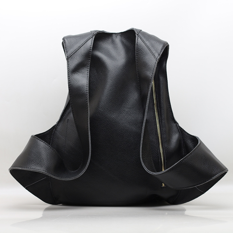 Classic Men's Backpack Anti-th - Genuine Leather Backpack 评论和价格