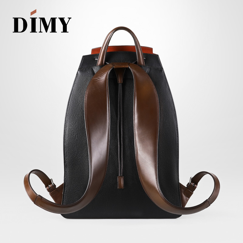 DIMY 2025 new men's genuine le - Genuine Leather Backpack 评论和价格