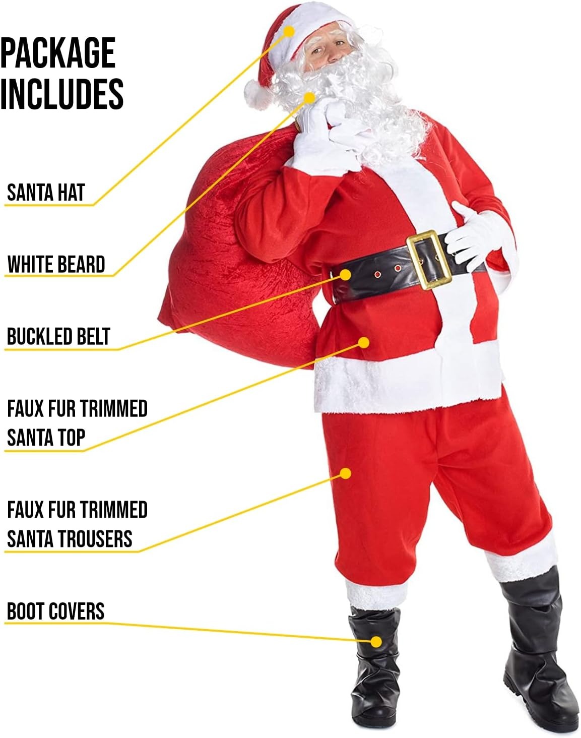 Christmas Santa Claus Costume  - Luxury Bags Europe 评论和价格