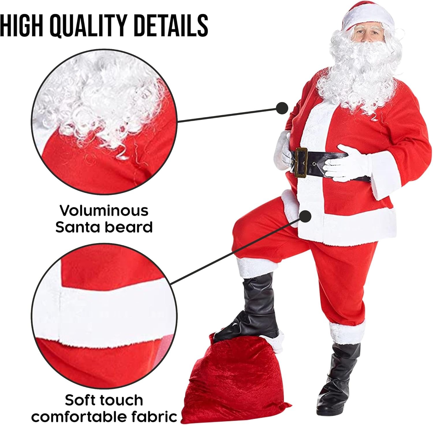 Christmas Santa Claus Costume  - Luxury Bags Europe 评论和价格