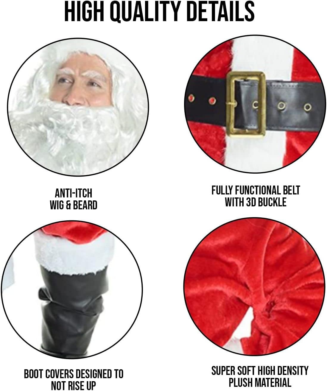 Christmas Santa Claus Costume  - Luxury Bags Europe 评论和价格
