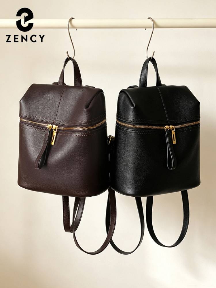 Zency Women Genuine Leather Ba - Genuine Leather Backpack 评论和价格