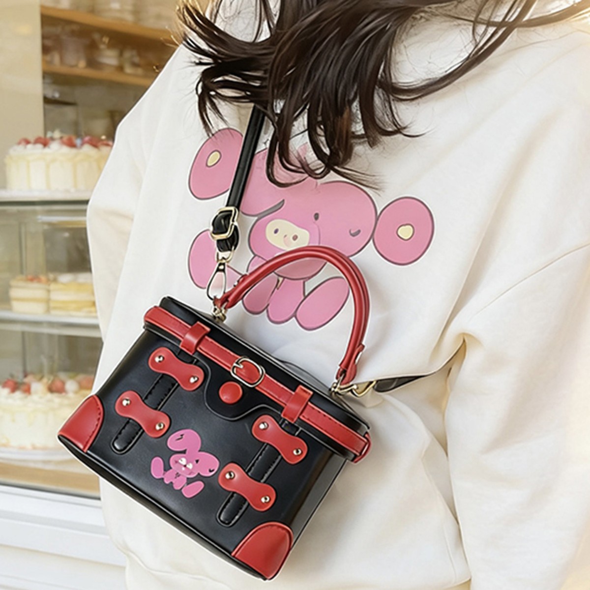 New Luxury Designer Rivet PU L - Luxury Bags In Japan 评论和价格