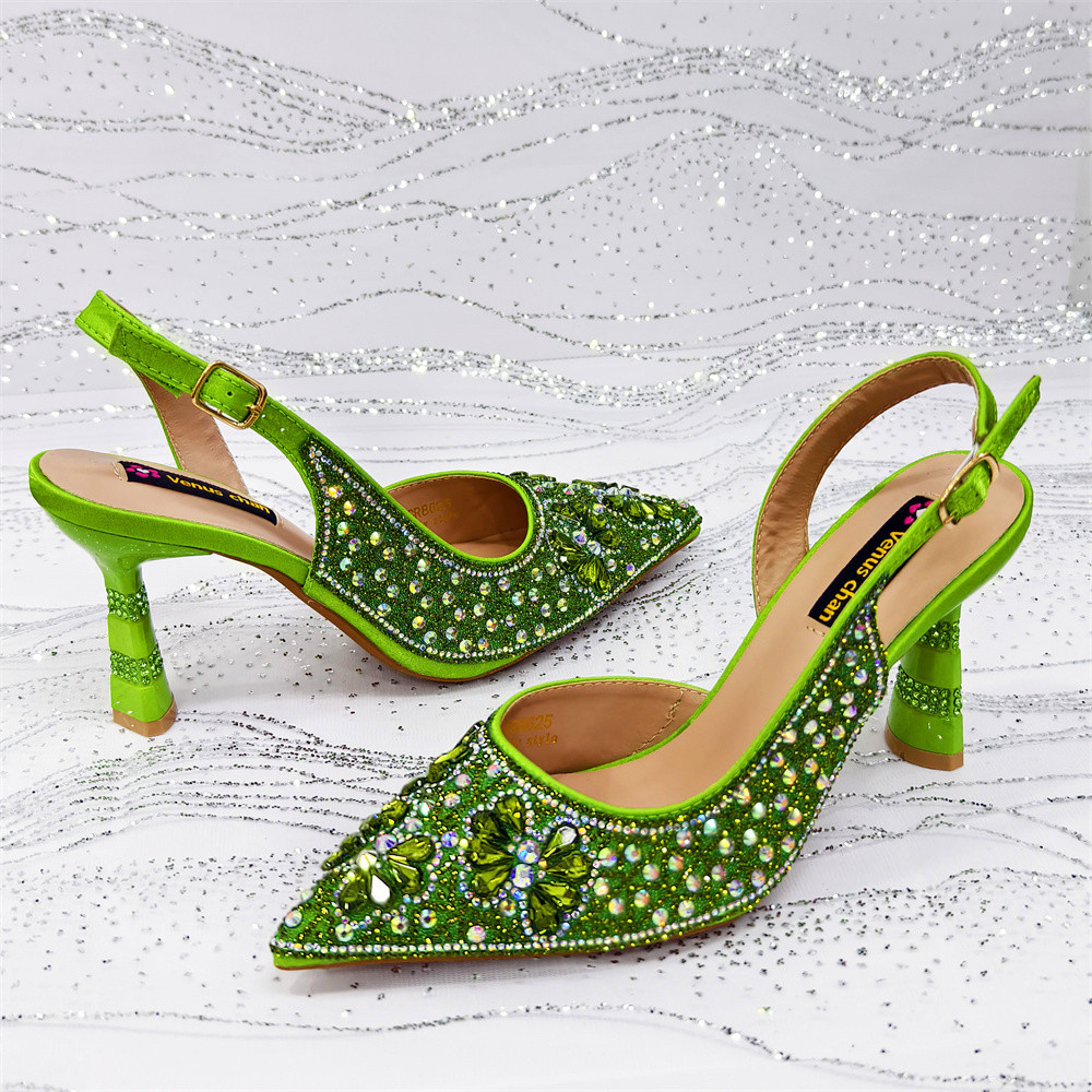 Luxury Green Rhinestone Party  - Luxury Bags Green 评论和价格