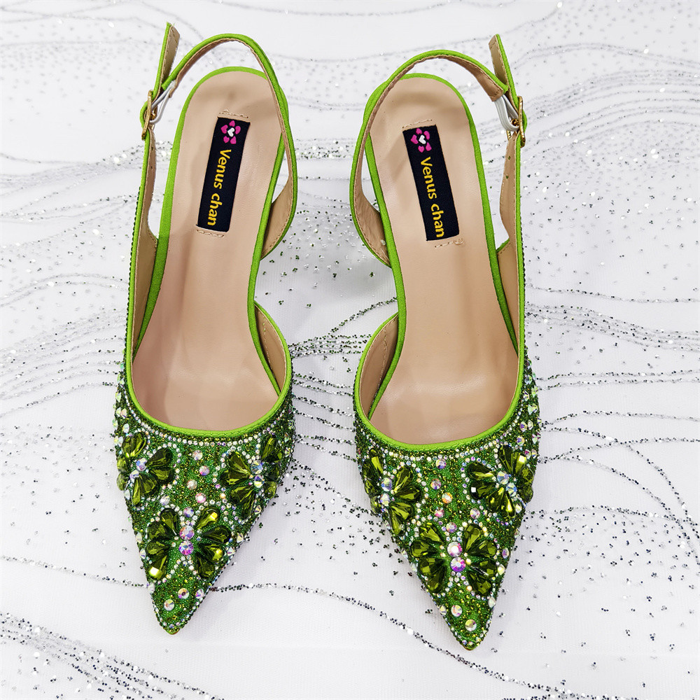 Luxury Green Rhinestone Party  - Luxury Bags Green 评论和价格