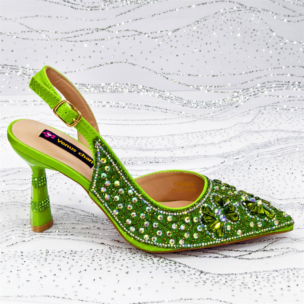 Luxury Green Rhinestone Party  - Luxury Bags Green 评论和价格