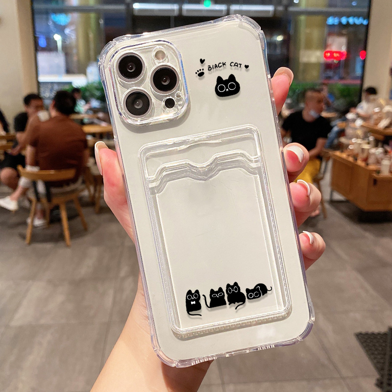 Cute Black Cat Card Holder Wal - Luxury Bags In Store 评论和价格