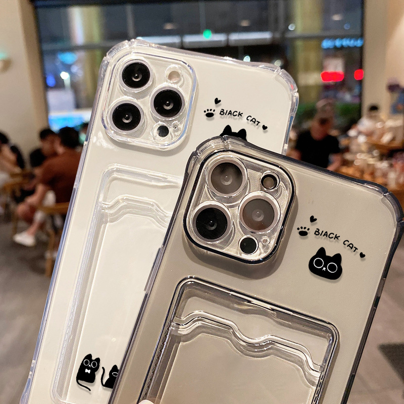 Cute Black Cat Card Holder Wal - Luxury Bags In Store 评论和价格