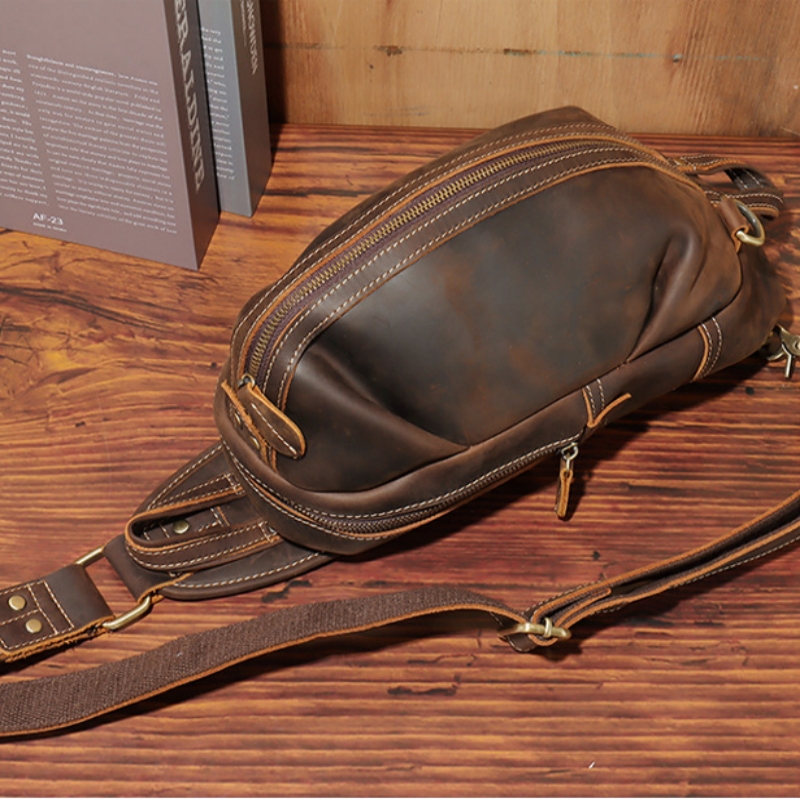 Fashion Design Luxury Men's Sl - Genuine Leather Backpack 评论和价格